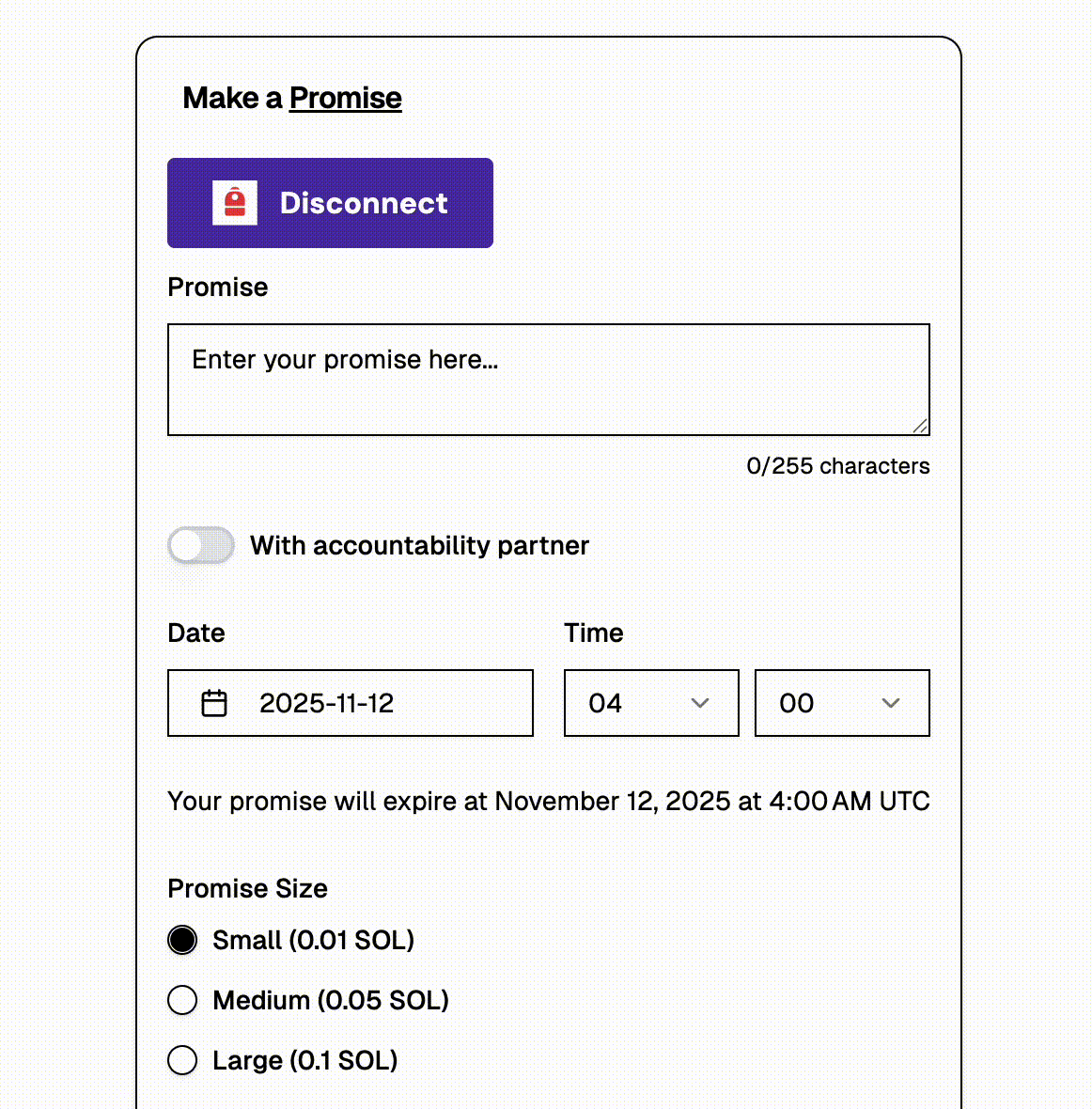 Picture of a partner switch being toggled